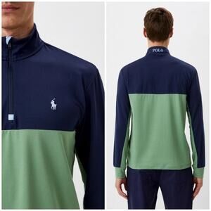 Polo Golf Ralph Lauren 1/4 Zip Pullover Men XL EUC Classic Fit Performance $125